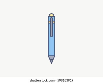 Pen Line Icon Vector Illustration