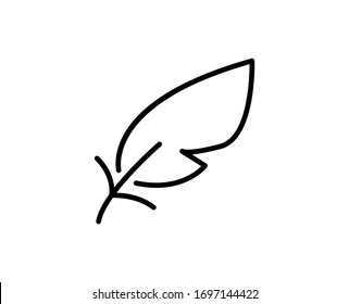Pen line icon. Vector symbol in trendy flat style on white background. Pen sing for design.