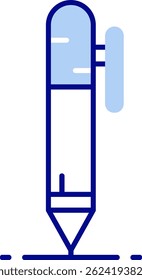 Pen Line vector Icon Design