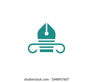 Pen logo education 