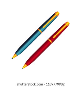 pen logo icon design template vector
