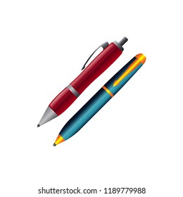 pen logo icon design template vector