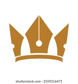 Pen logo icon design template