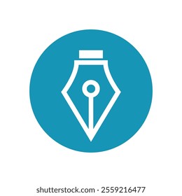 Pen logo icon design template