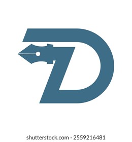 Pen logo icon design template
