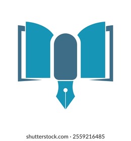 Pen logo icon design template