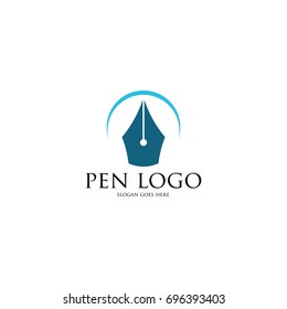 Pen Logo Icon Set Templates