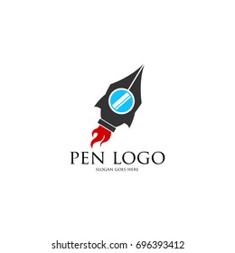Pen Logo Icon Set Templates