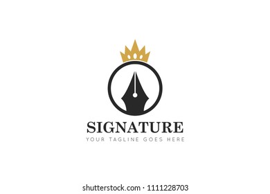 pen logo, icon, symbol