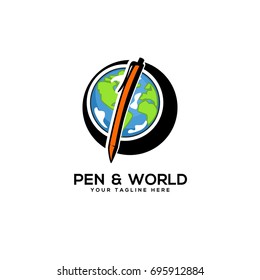 pen logo icon template