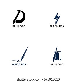 pen logo icon template