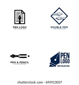pen logo icon template