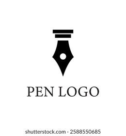 Pen logo icon vector concept