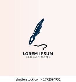 Pen logo inspiration creative concept  template unique vector design 