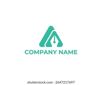 Pen logo inspiration creative concept template unique vector design