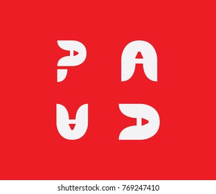 a pen logo, on display with four different angles to provide a well-defined perspective