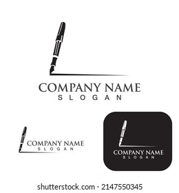 Pen Logo and symbol template