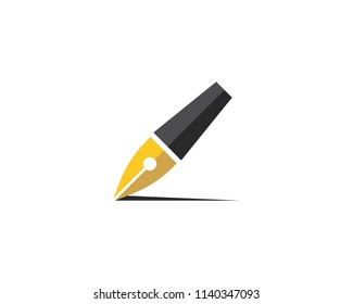 pen Logo template Vector illustration