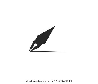 pen Logo template Vector illustration
