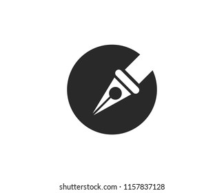 pen Logo template Vector illustration