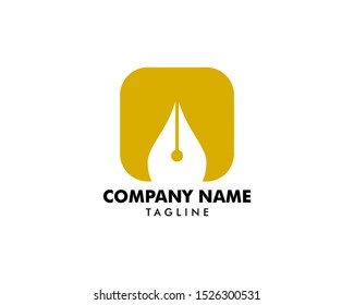Pen Logo template vector illustration