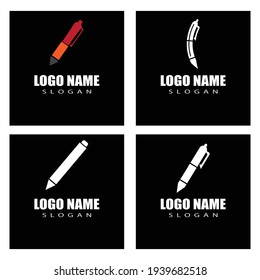 Pen Logo template Vector illustration design