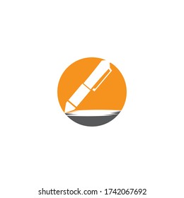 Pen Logo Template vector symbol nature