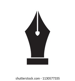 Pen and love icon education
