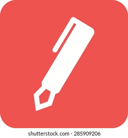 Pen, marker, Pencil icon vector image. Can also be used for education, academics and science. Suitable for use on web apps, mobile apps, and print media.