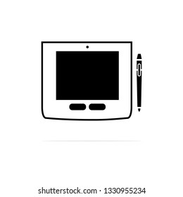 Pen mouse icon. Vector concept illustration for design.