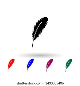 pen pen multi color icon. Elements of education set. Simple icon for websites, web design, mobile app, info graphics