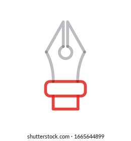 Pen multiply line style icon design, Tool write office object instrument equipment draw art and learn theme Vector illustration