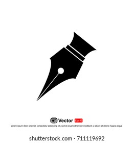 pen nib template