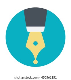 Pen Nib Vector Icon