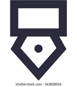 Pen Nib Vector Icon