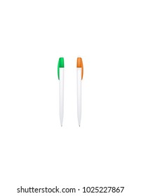 Pen on white background
