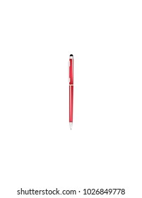Pen on white background