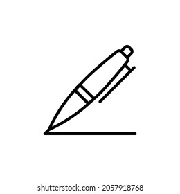 Pen mit einem Vektorgrafik-Umriss