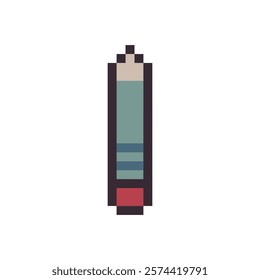 pen and paper pixel art