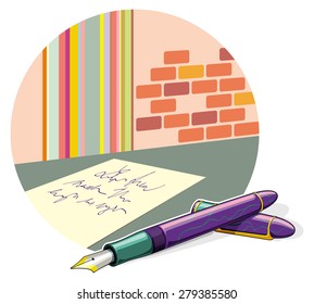 Pen and paper sheet