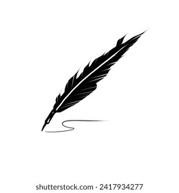 Pen, pencil, feather pen collection icon set symbol illustration vector. 