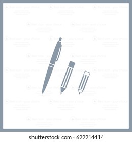 Pen and Pencil flat icon