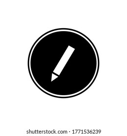Pen / pencil icon. Edit button trendy flat style vector icon. symbol for your web site design, logo, app UI.