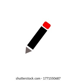 Pen / pencil icon. Edit button trendy flat style vector icon. symbol for your web site design, logo, app UI.