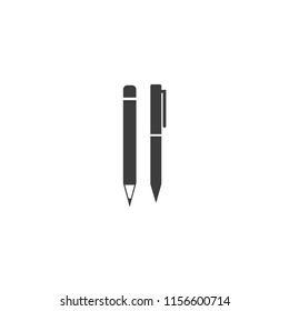 pen and pencil icon illustration vector