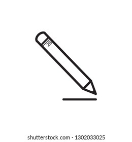 Pen / Pencil icon illustration vector