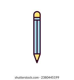 Pen, pencil Icon Vector Illustration. Pen, pencil Lineal Color Icon