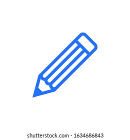 Pen, Pencil Icon Vector logo template.EPS 10.Full editable.