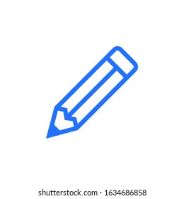Pen, Pencil Icon Vector logo template.EPS 10.Full editable.