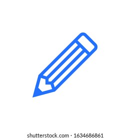 Pen, Pencil Icon Vector logo template.EPS 10.Full editable.